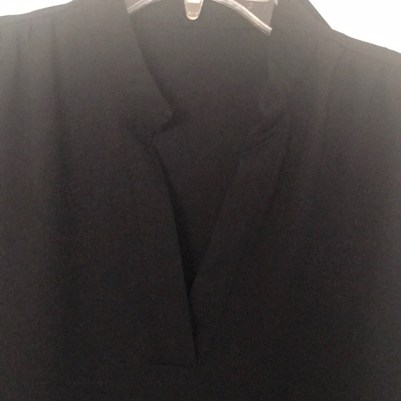 Buttoned Up Black Dress Shirt with Belt - Picture 4 of 7